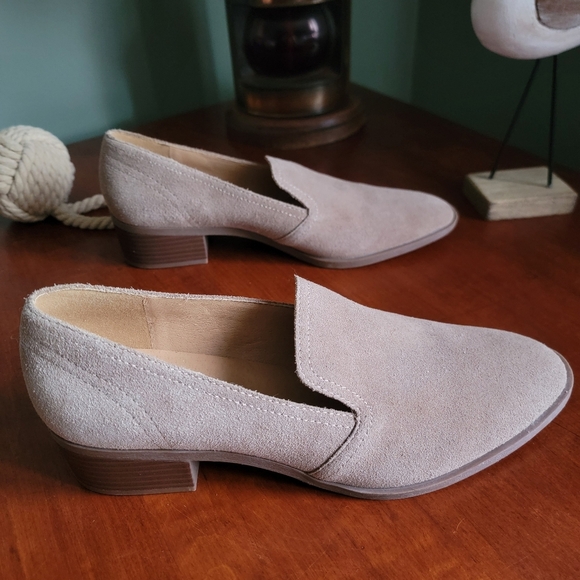 NWT Crown Vintage Women's Samali Loafers in Taupe Suede Size 11M - Picture 10 of 12